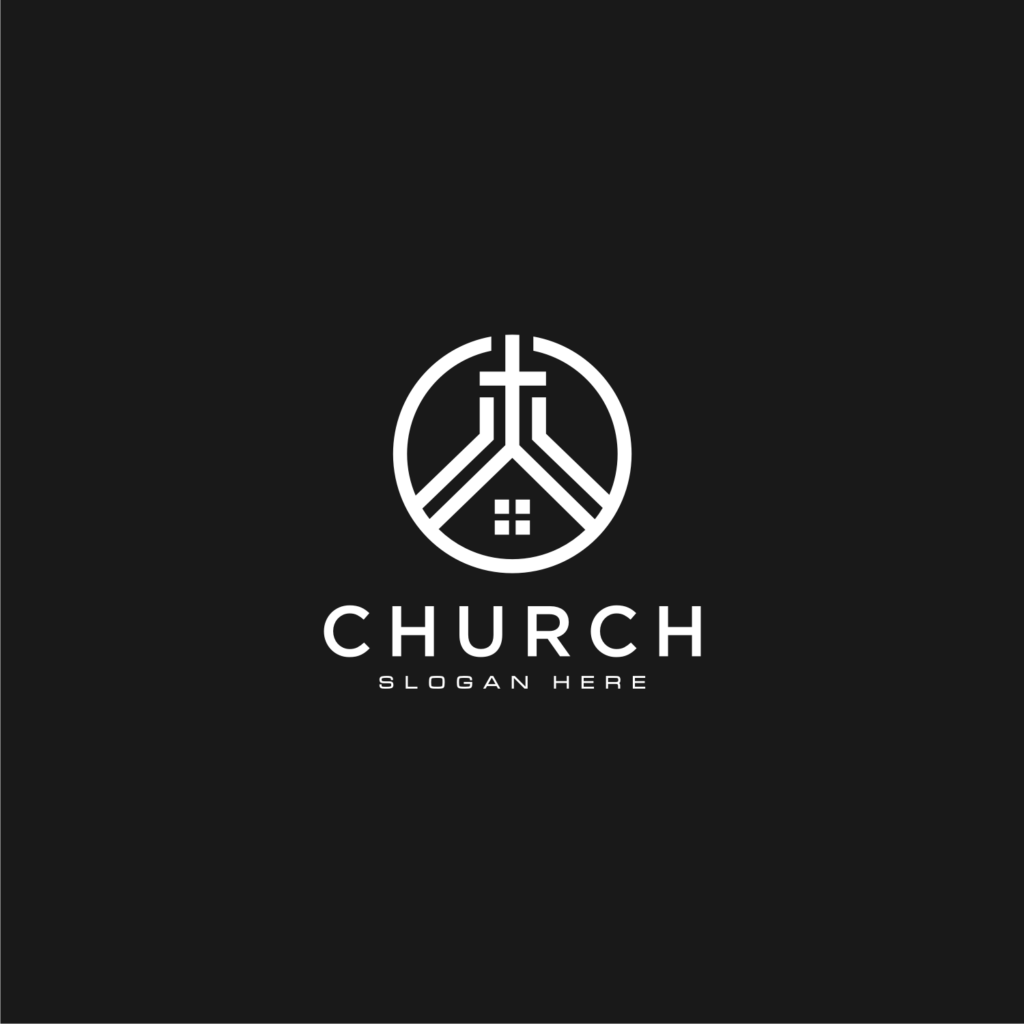 church home logo design vector, 3 logo - MasterBundles