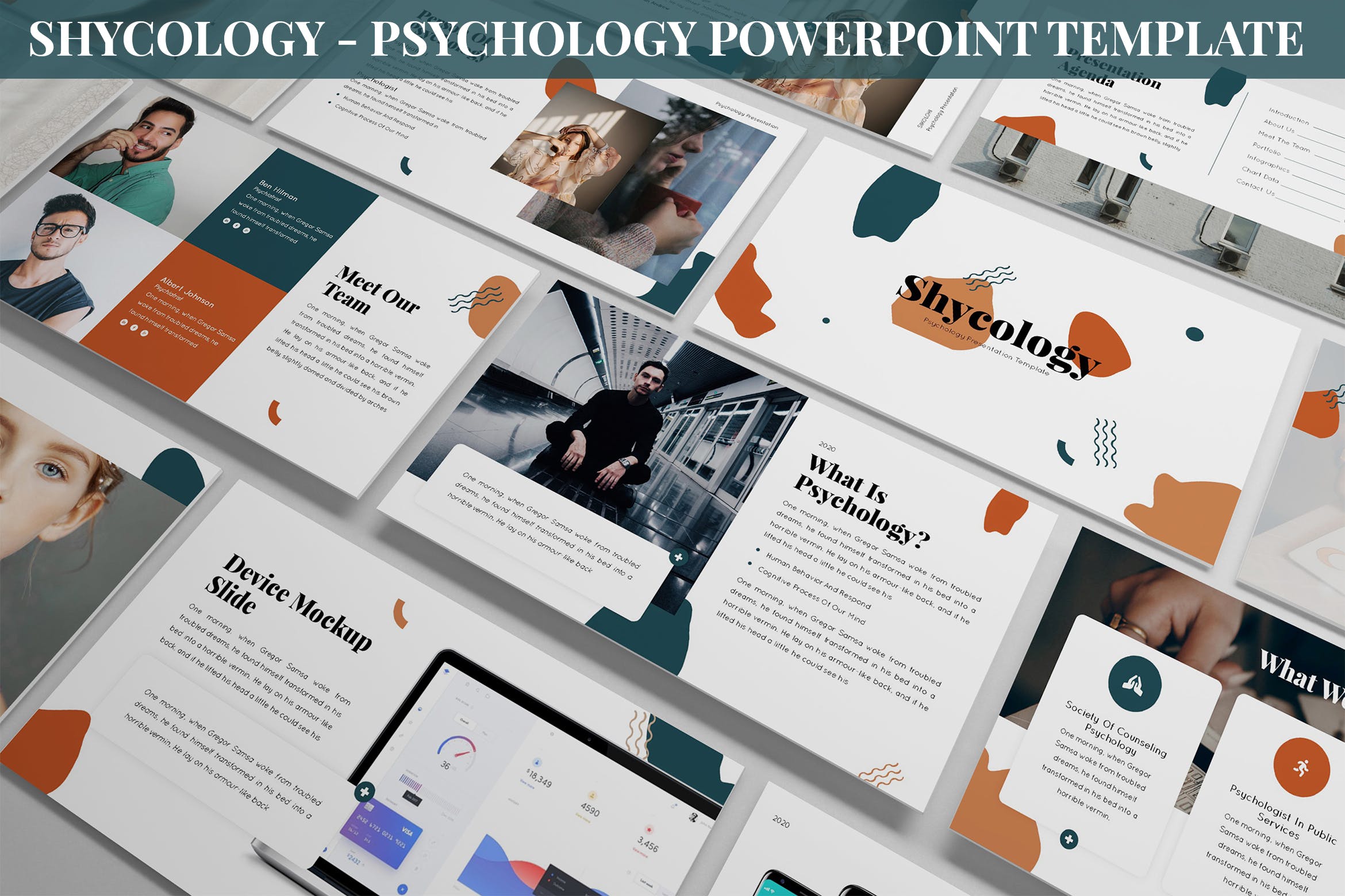 Shycology - Psychology Powerpoint Template