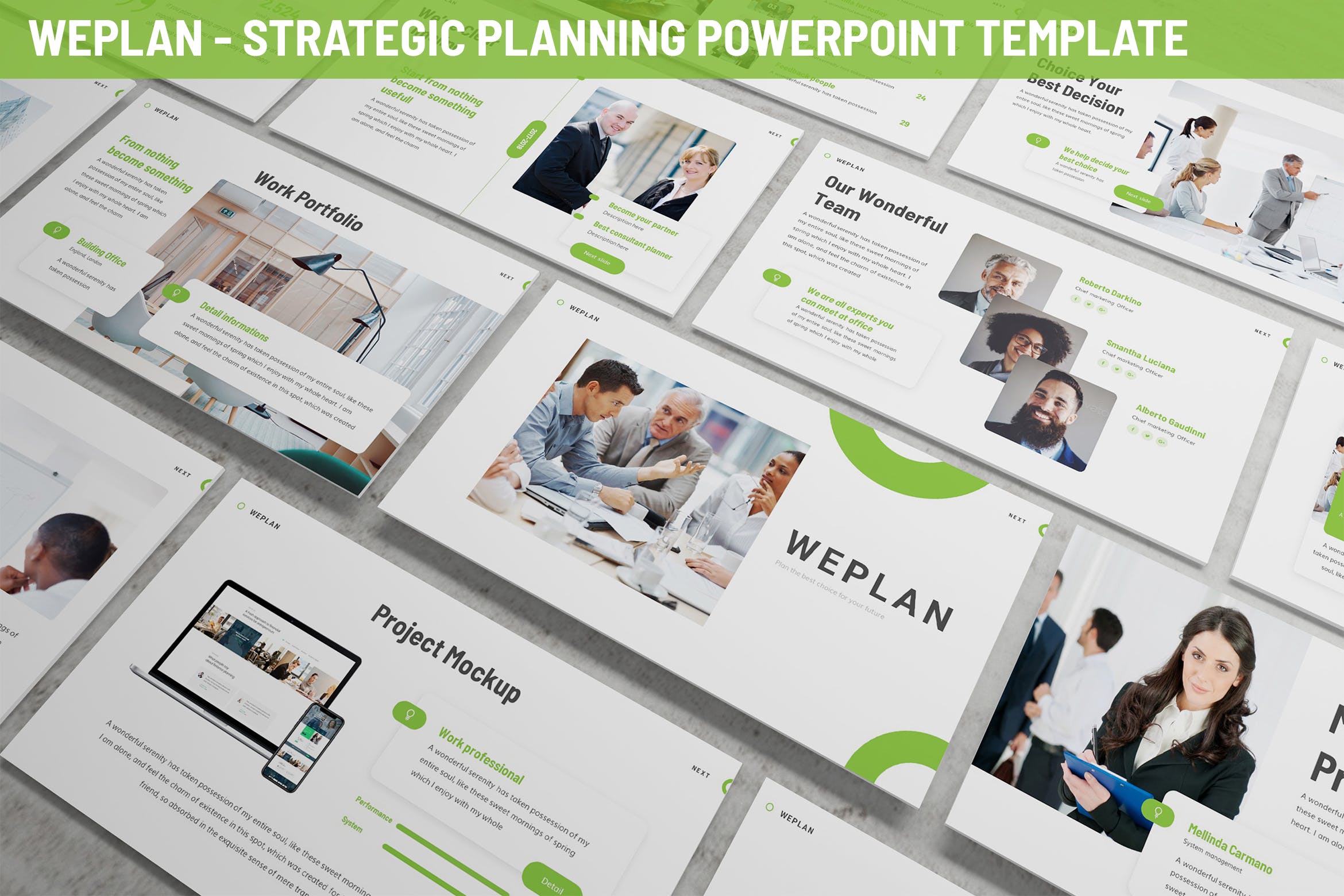 Cover image of Weplan - Strategic Planning Powerpoint Template.