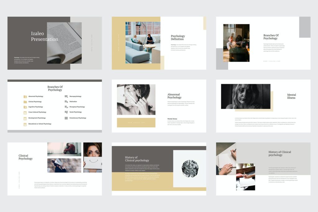 Izaleo - Psychology Powerpoint Template – MasterBundles