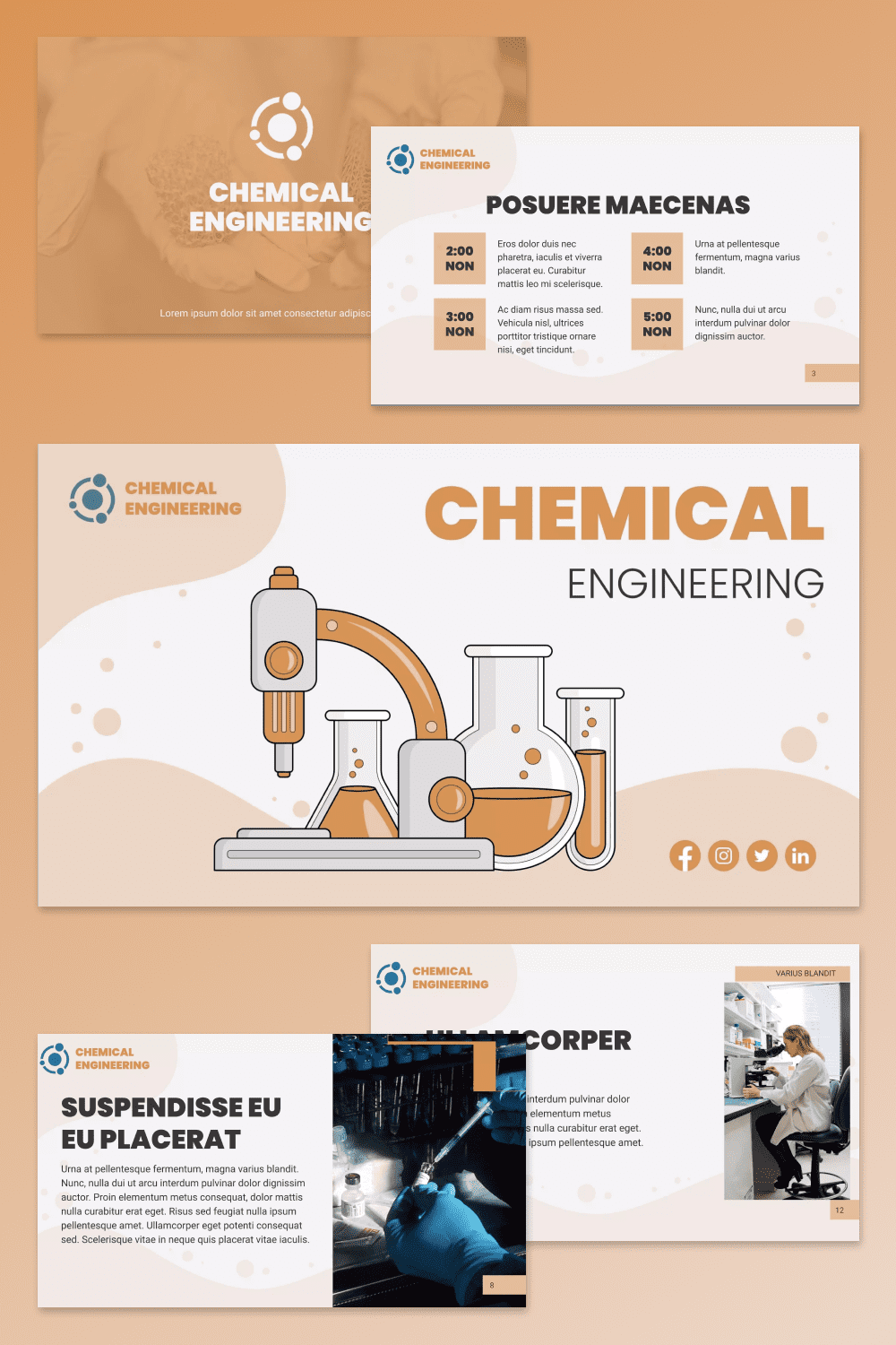 Chemical Engineering Presentation Template.
