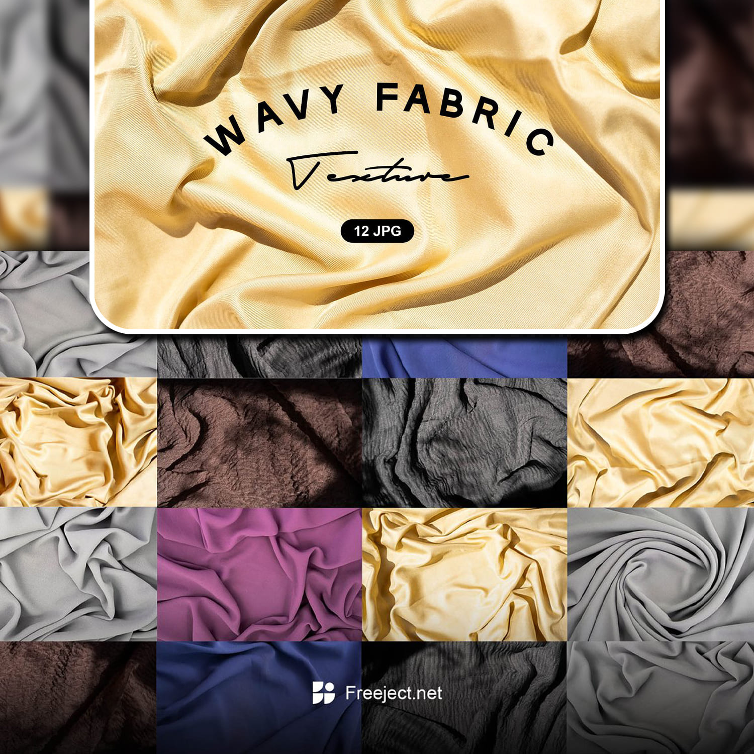 Wavy Fabric Texture Background created by freeject.net.