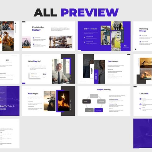 Oil and Gas Powerpoint Template | Master Bundles