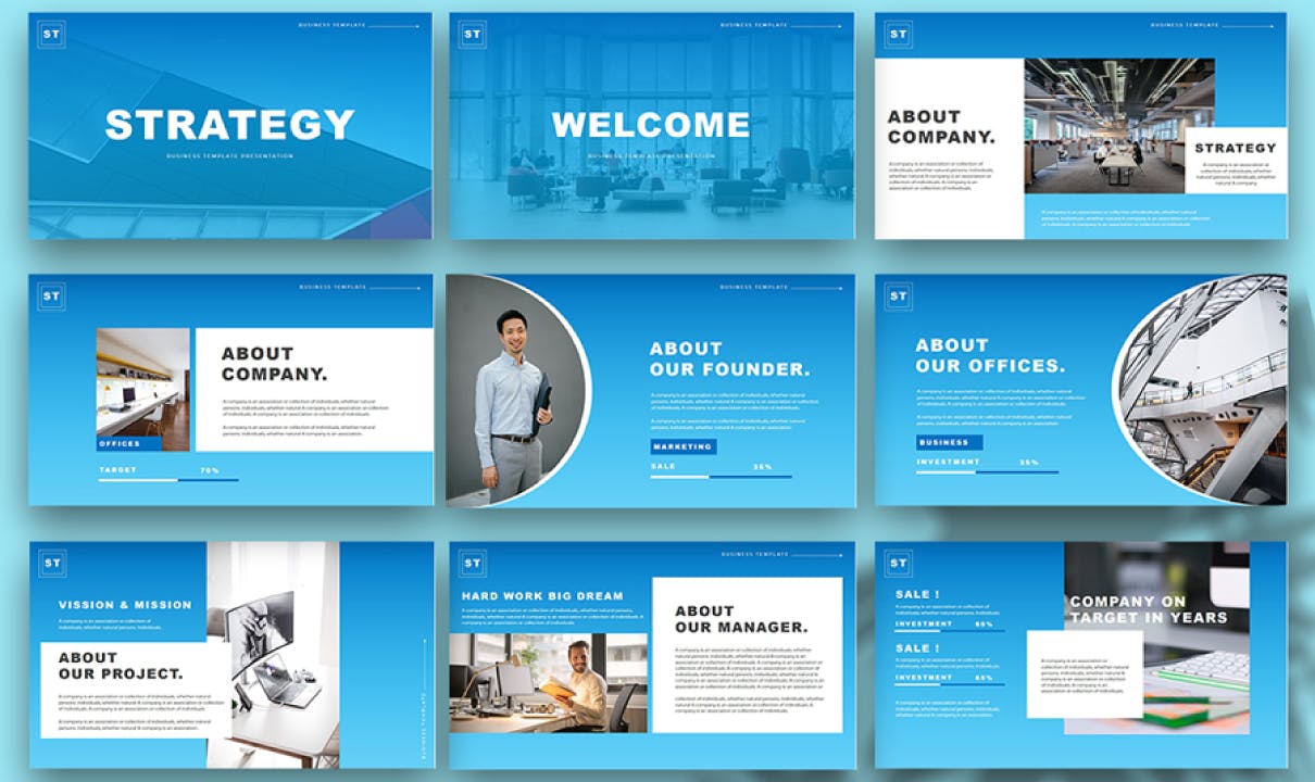 Business template for your company.