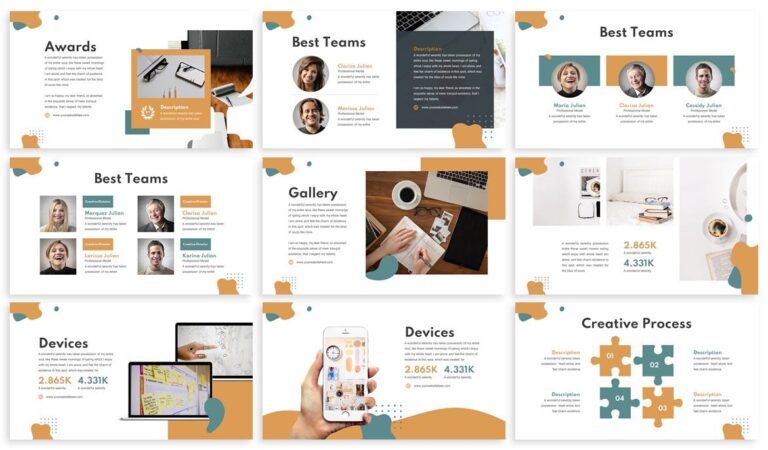 Canna - Abstract Powerpoint Template – MasterBundles