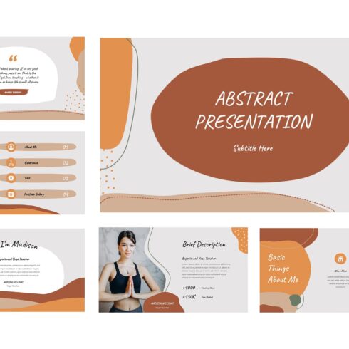 Abstract Powerpoint Presentation Template | Master Bundles