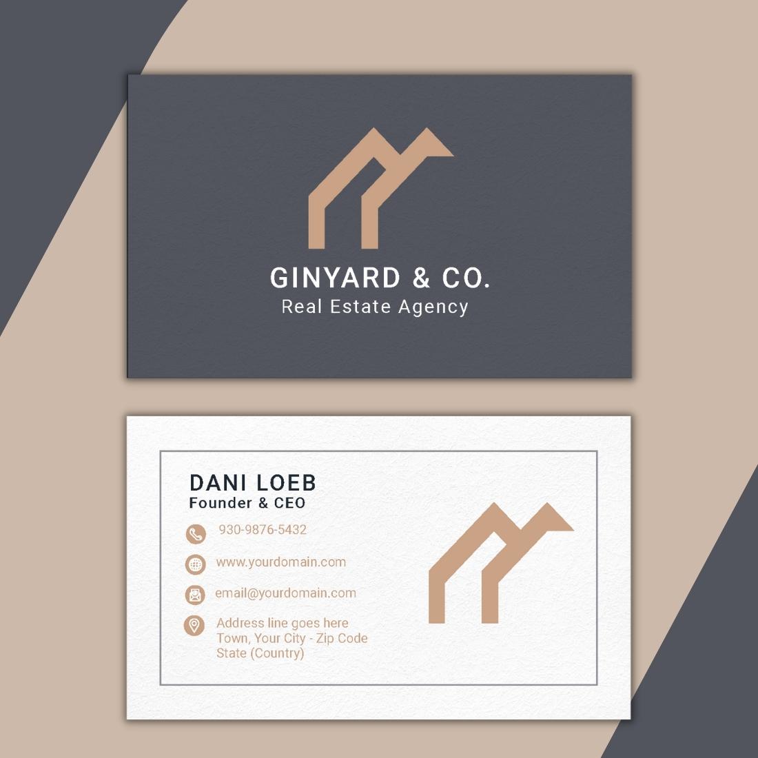 7 Minimal and Unique Professional Double-sided Business Cards
