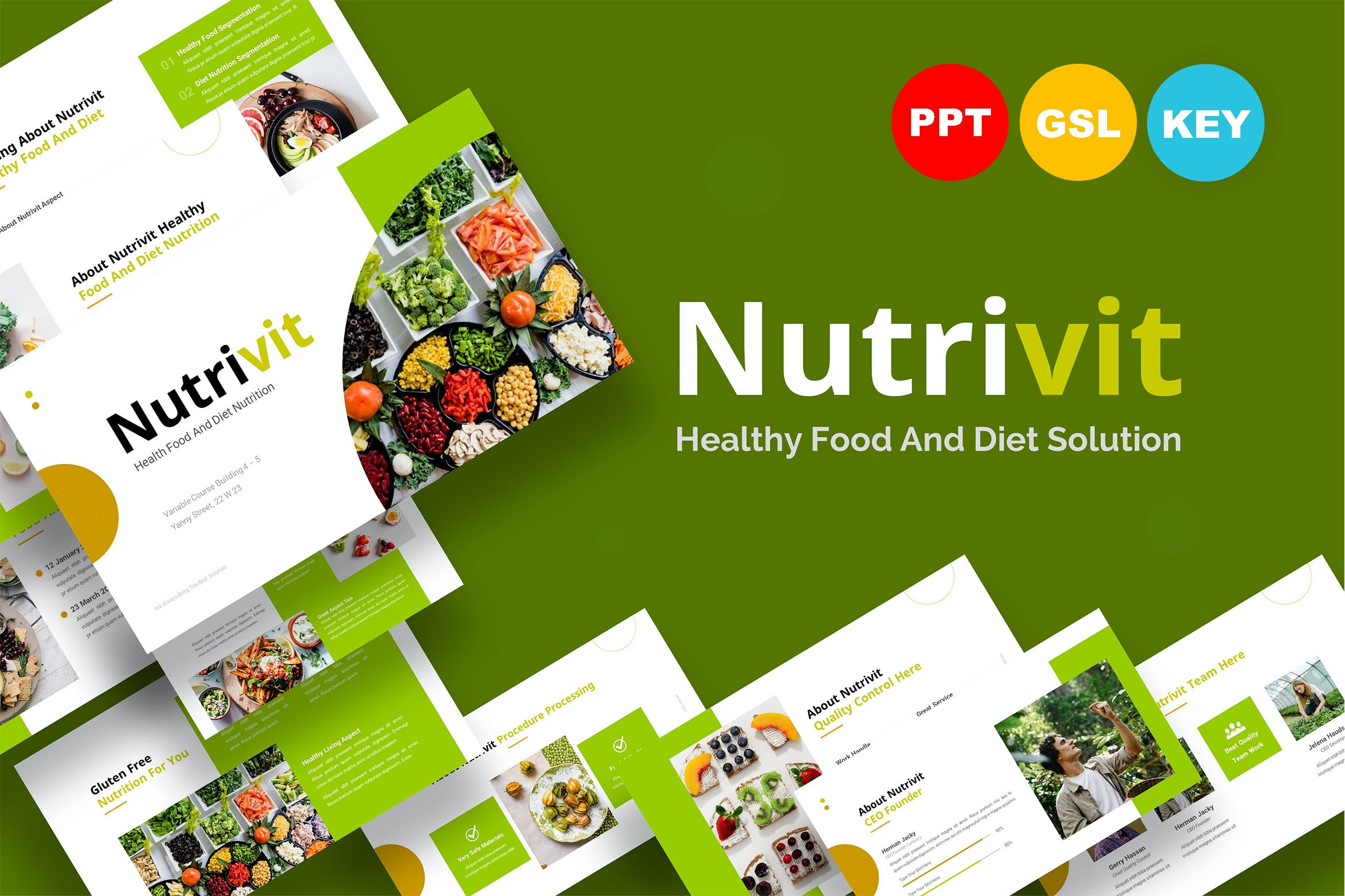 Cover image of Nutrivit Healthy Food And Nutrition - Presentation.