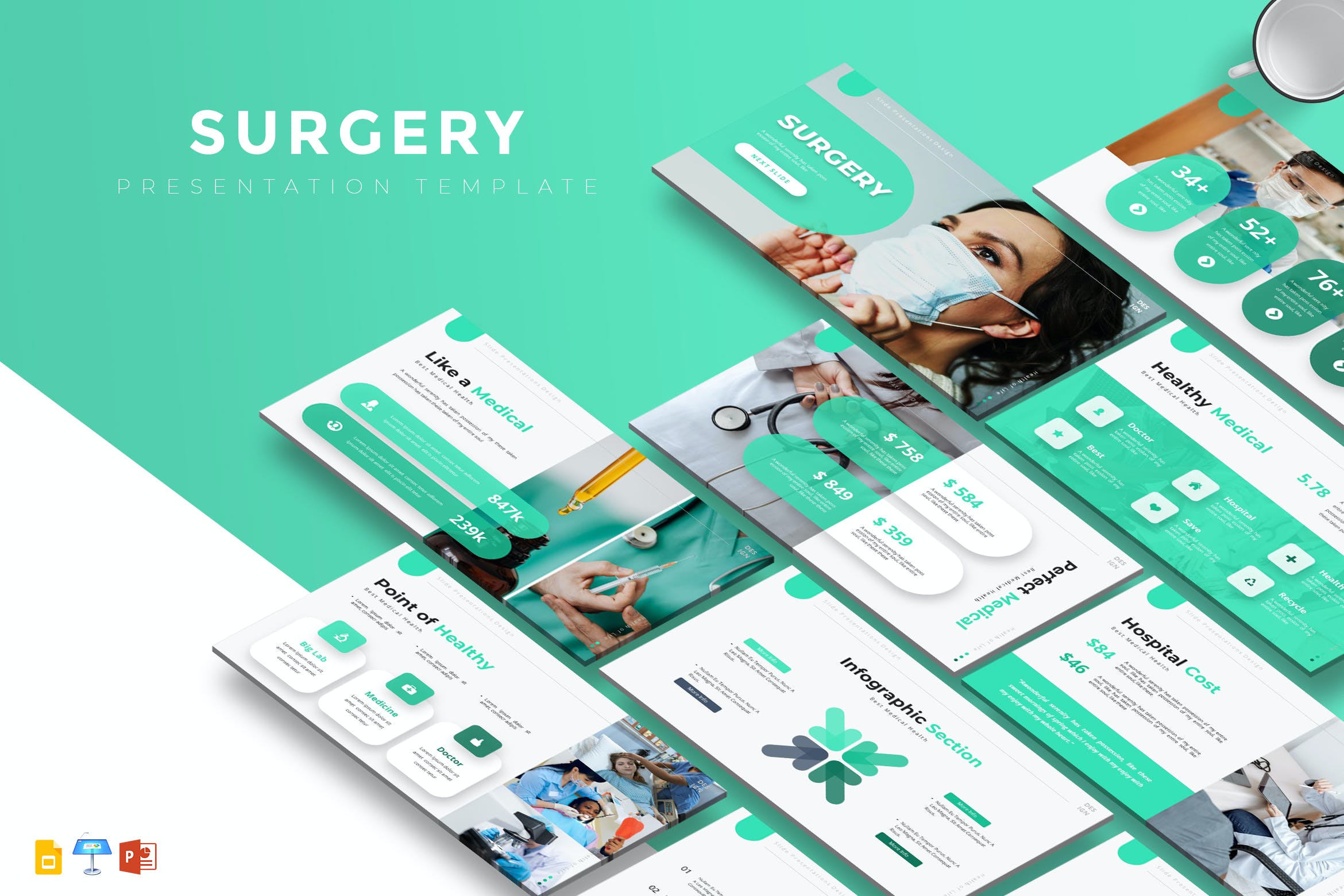 Cover image of Surgery - Presentation Template.