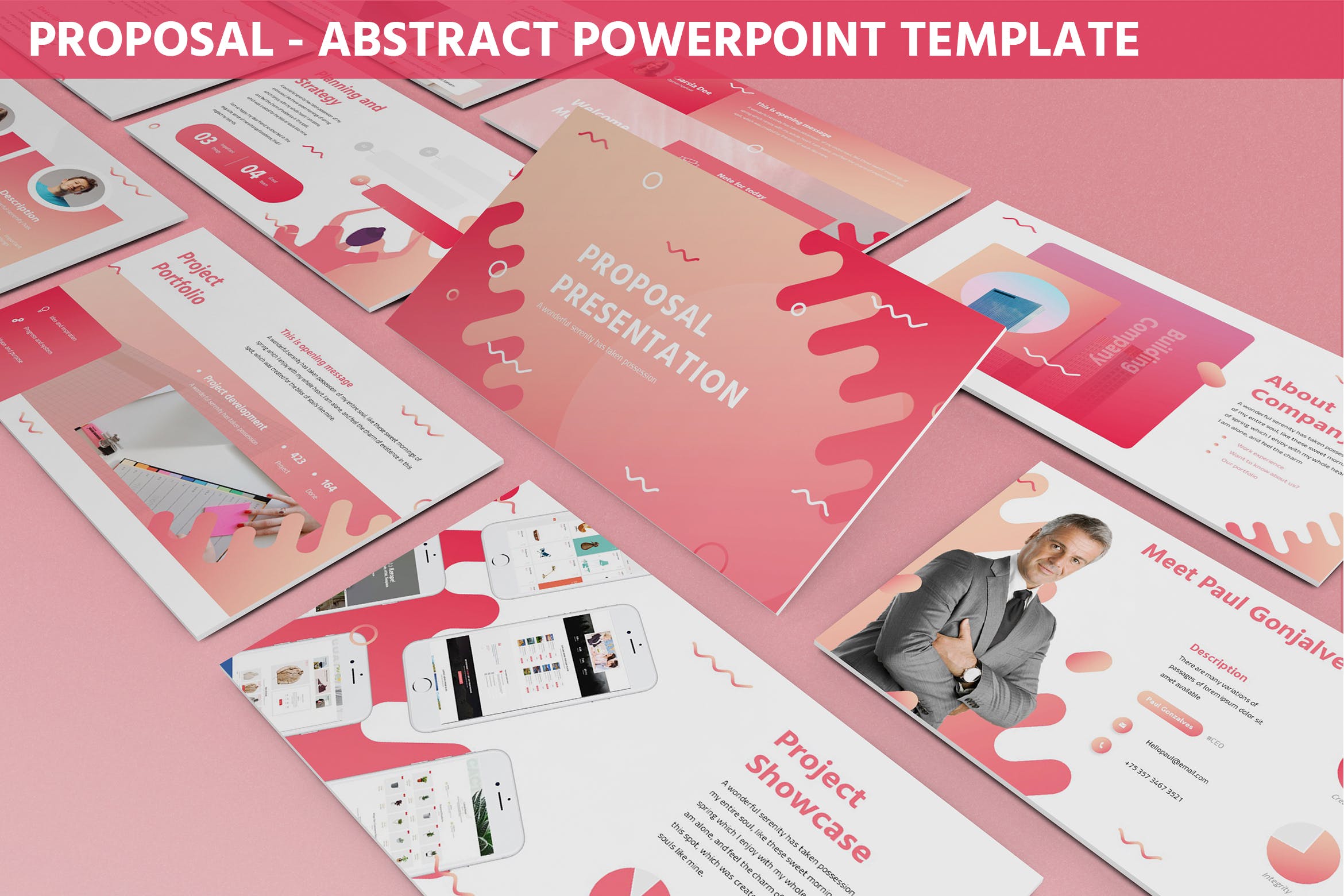 Cover image of Proposal - Abstract Powerpoint Template.