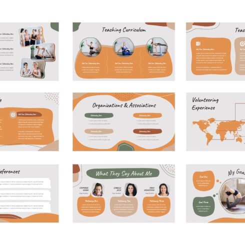Abstract Powerpoint Presentation Template | Master Bundles