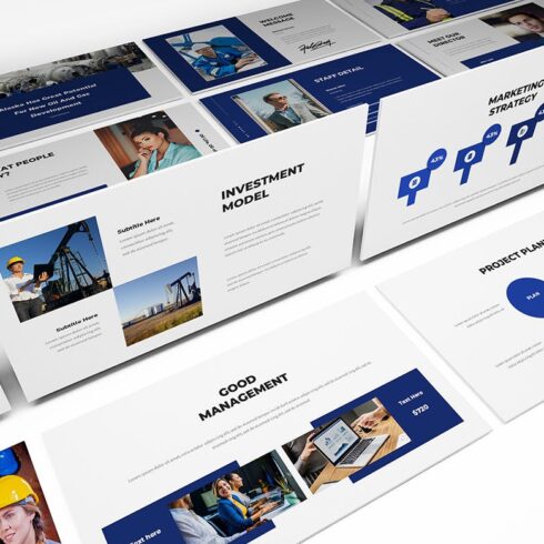 Oil & Gas Powerpoint Presentation Template | Master Bundles