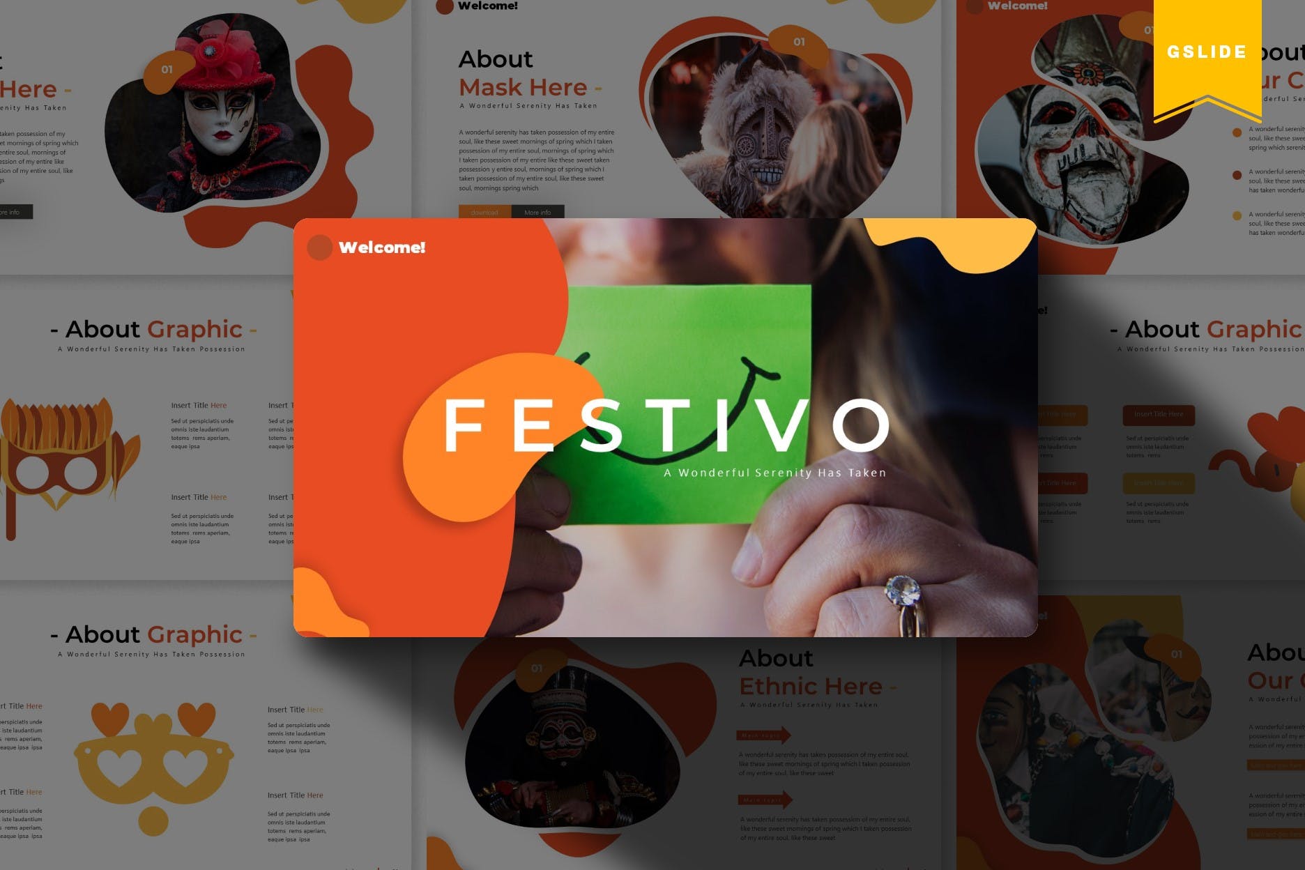 Cover image of Festivo | Google Slides Template.