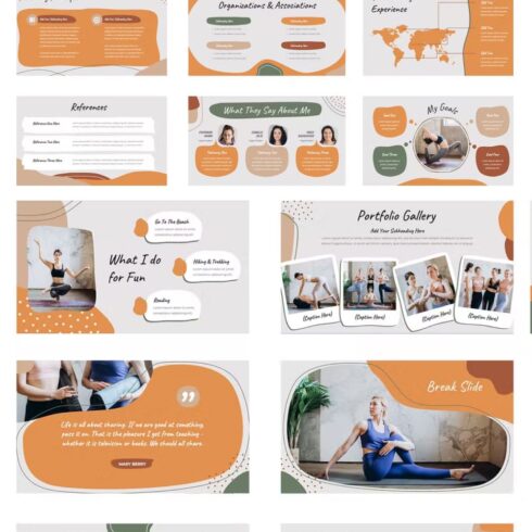 Abstract Powerpoint Presentation Template | Master Bundles