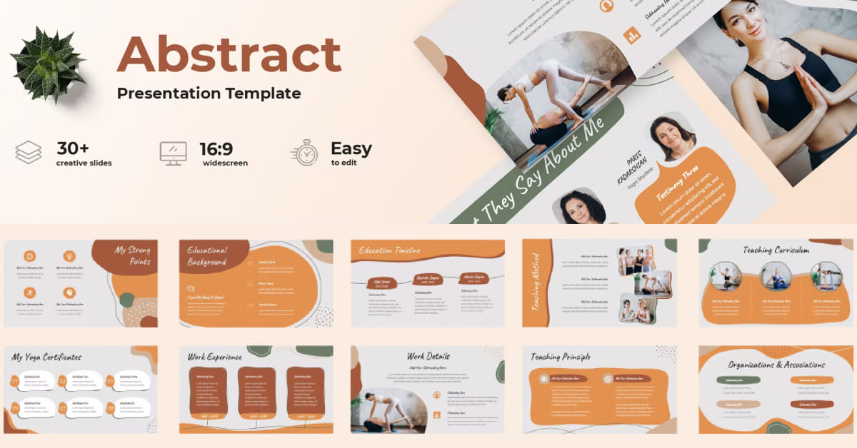 Abstract Powerpoint Presentation Template – MasterBundles