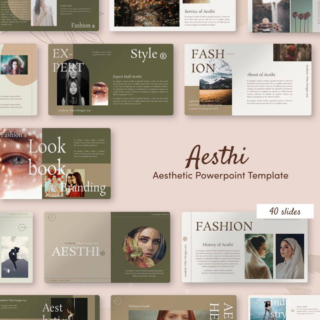 Aesthi Aesthetic Powerpoint Template – MasterBundles