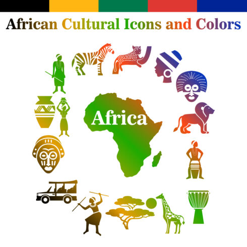 Africa Culture Signs Illustration, Icons and Colors cover image.