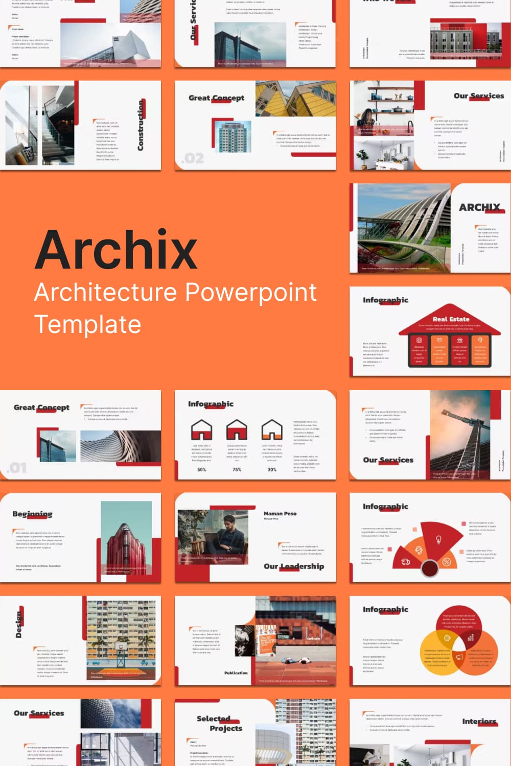 archix architecture powerpoint template 03