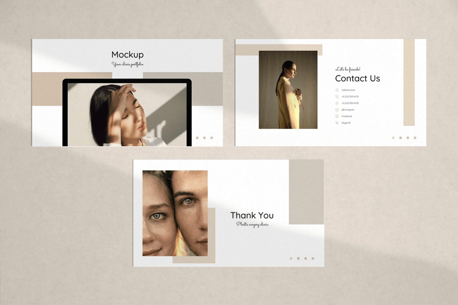 Plastic Surgery PowerPoint Template – MasterBundles