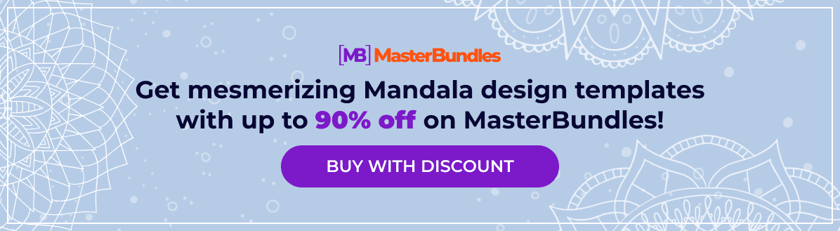 Banner for mesmerizing Mandala design templates.