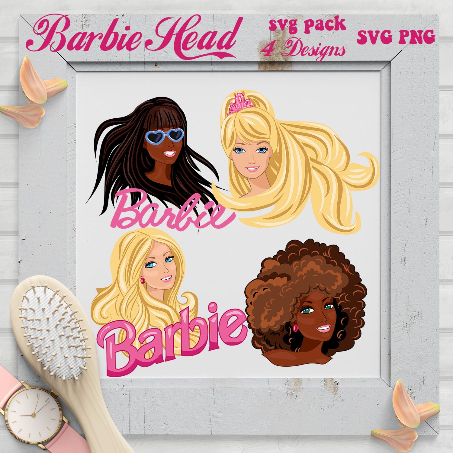 Barbie Head SVG Master Bundles