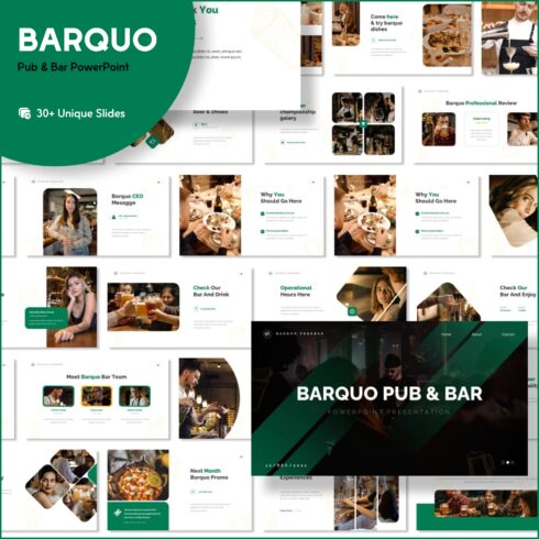 Barquo – Pub & Bar PowerPoint.