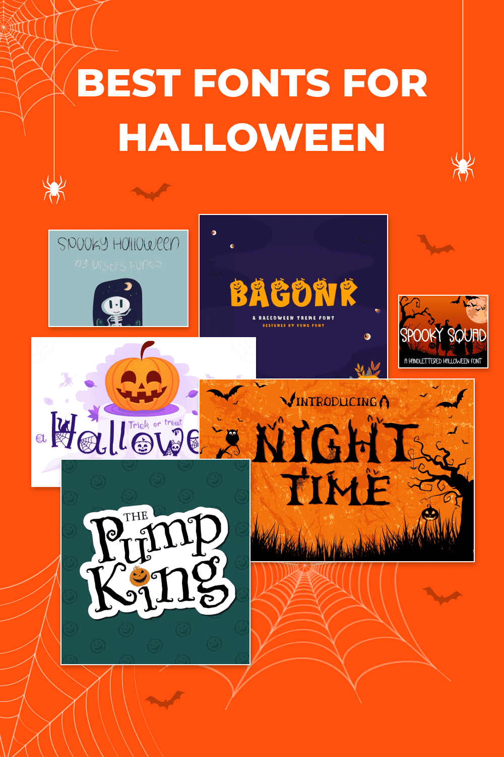 Halloween Fonts for Your Spooky Designs.