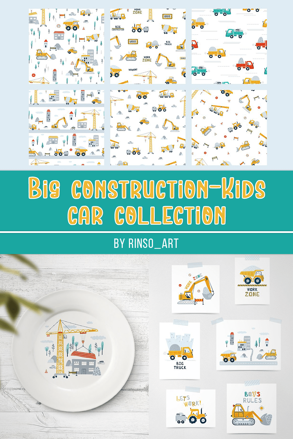 big construction kids car collection pinterest