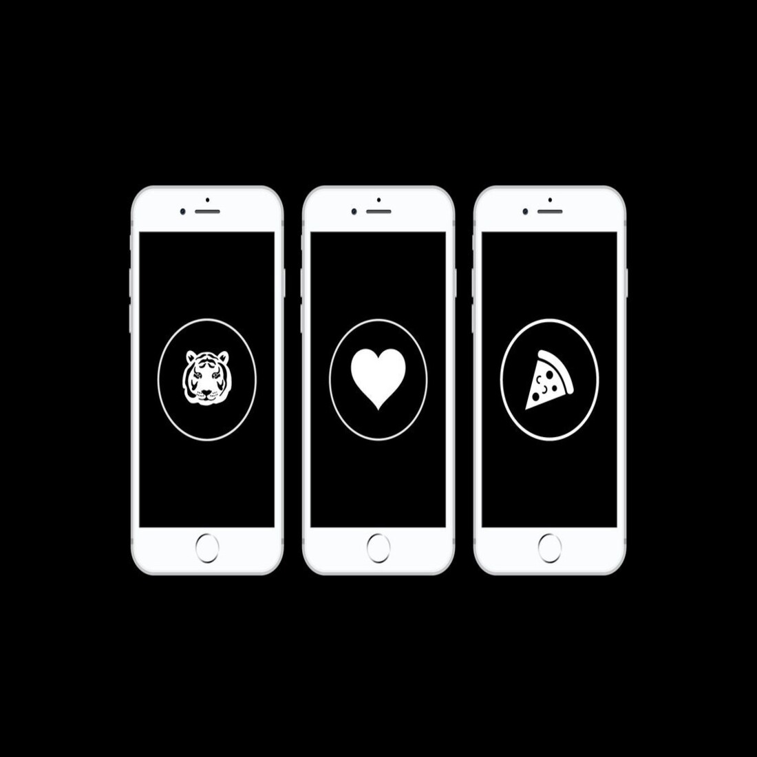 54 Black and White Minimalist Instagram Story Icons facebook image.