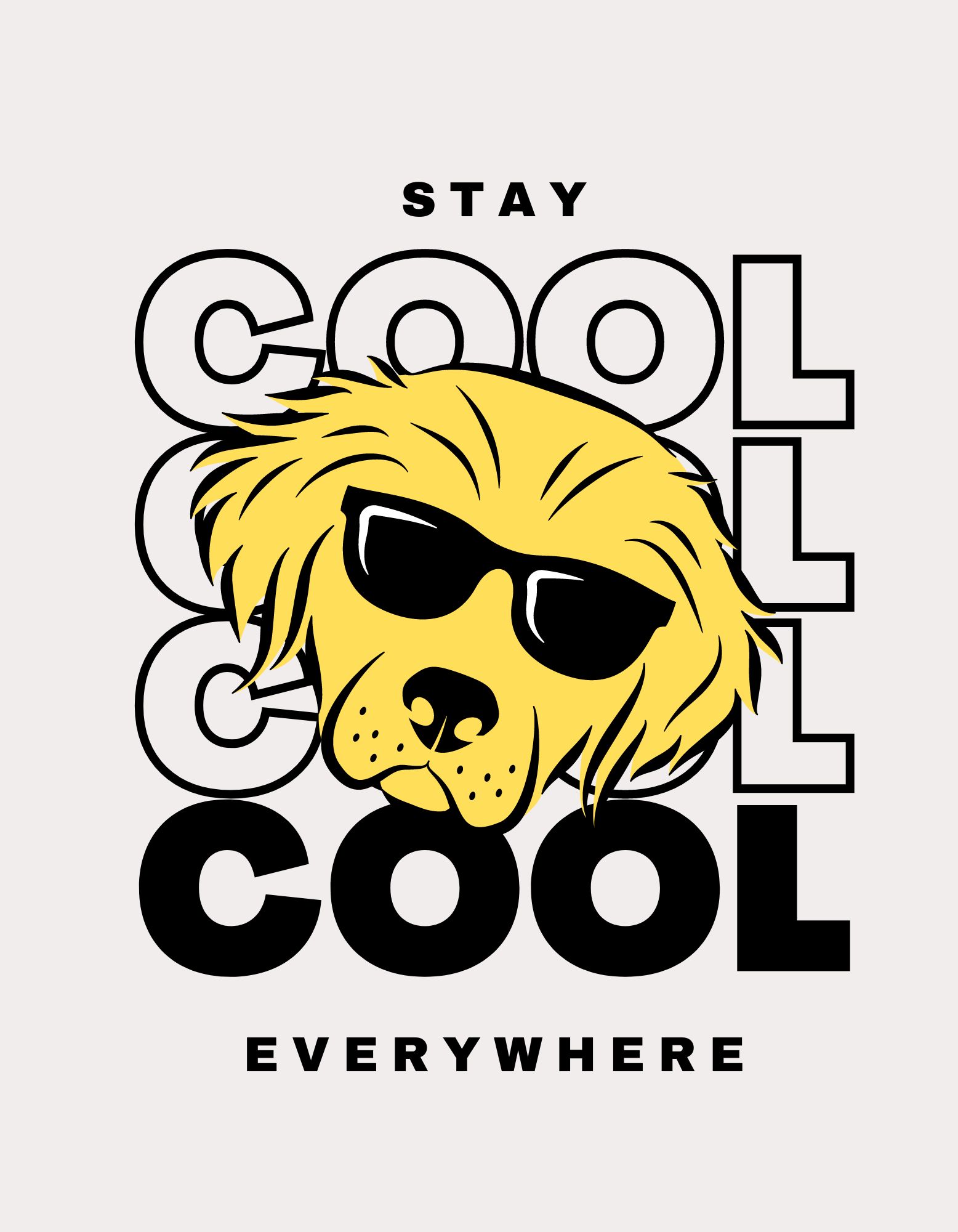 12 Best Vintage T-shirt Designs, stay cool everywhere design.