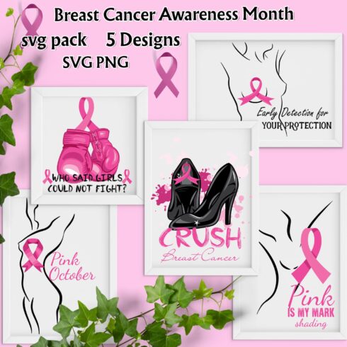 breast cancer awareness month svg.