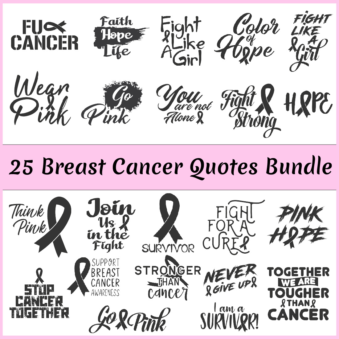 breast cancer awareness month svg and png bundle 01