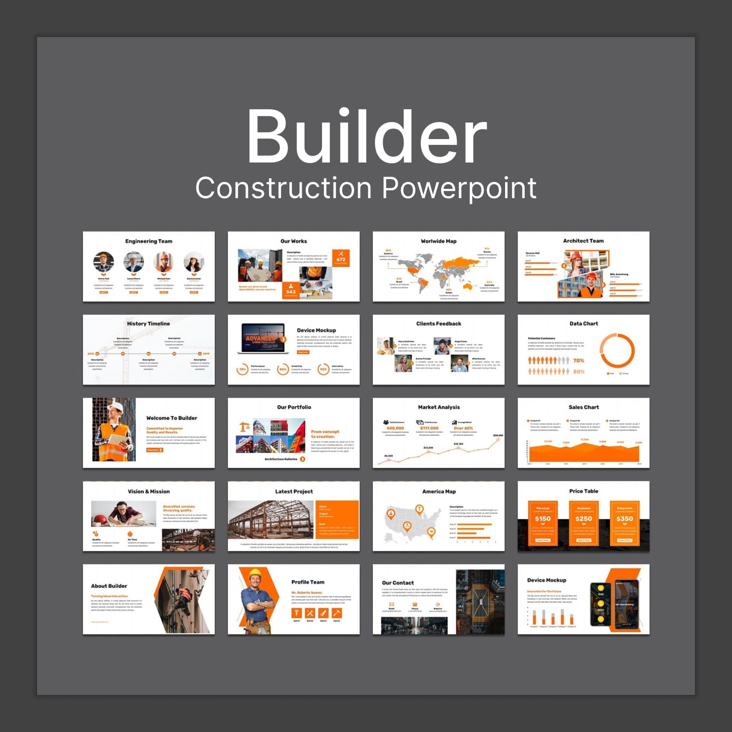 Builder - Construction Powerpoint.