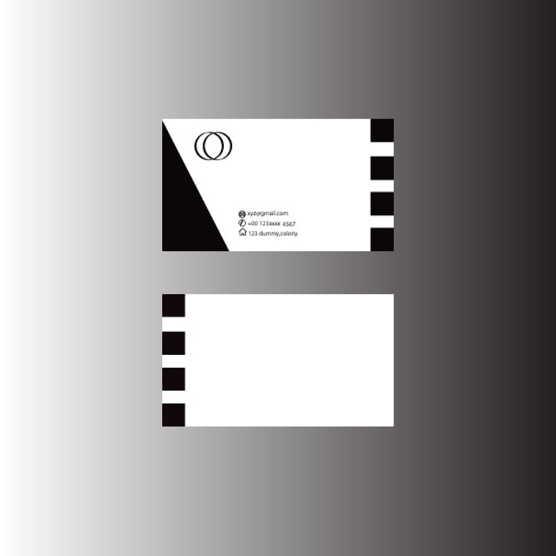 Minimalist Business Card previews.