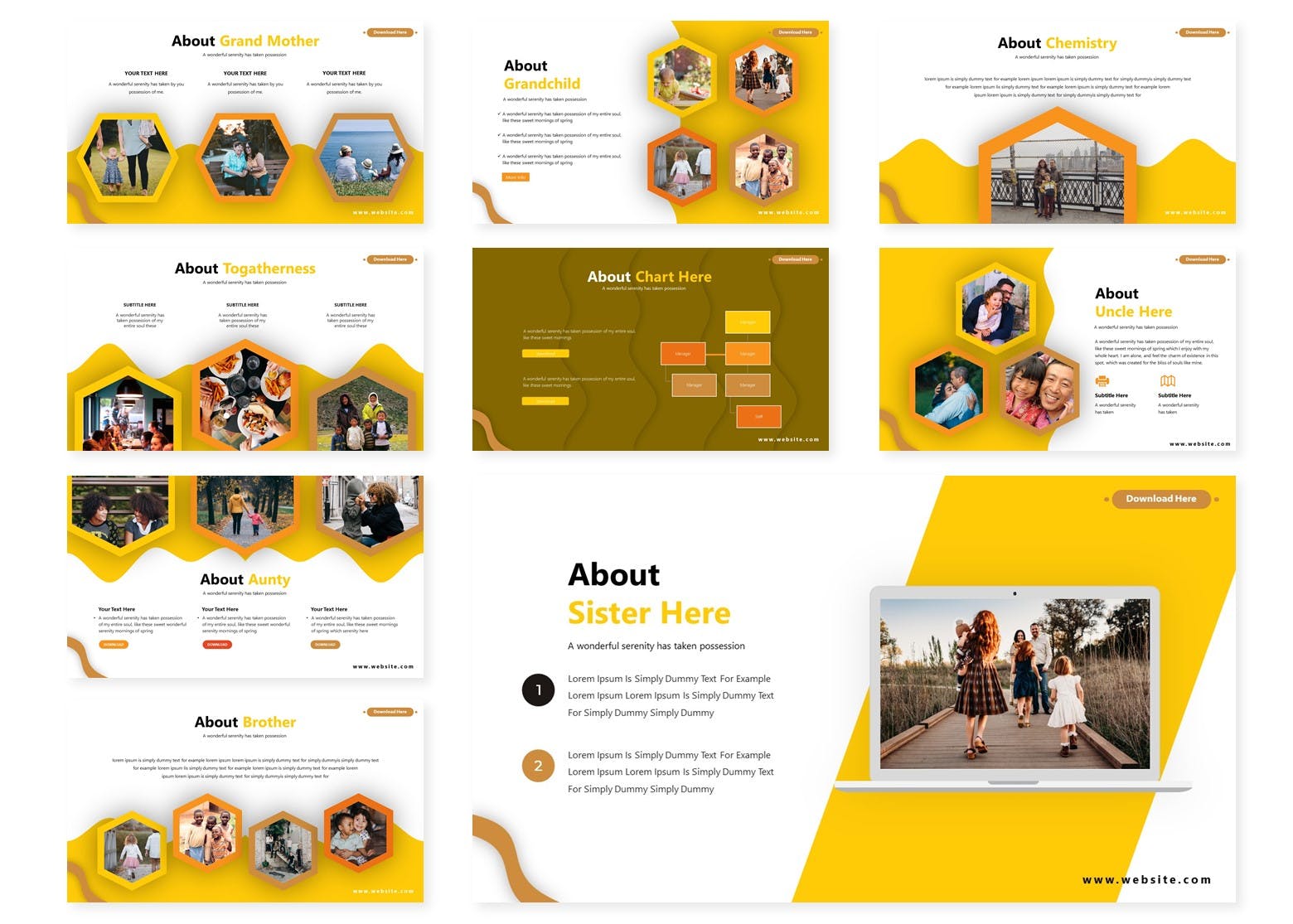 Create your business with this colorful design.