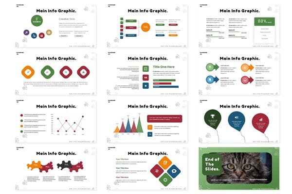 Colorful infographics are included.