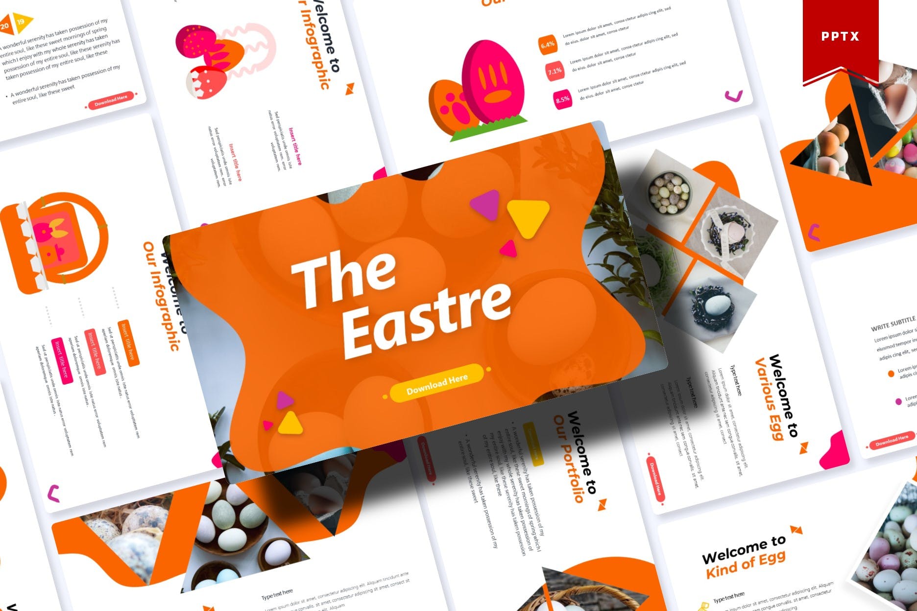 Cover image of The Eastre | Powerpoint Template.