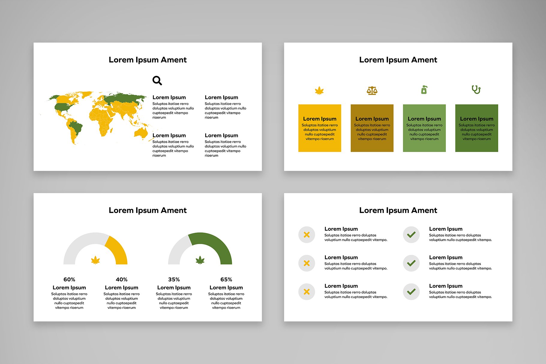 Green and teracota colors for infographics.