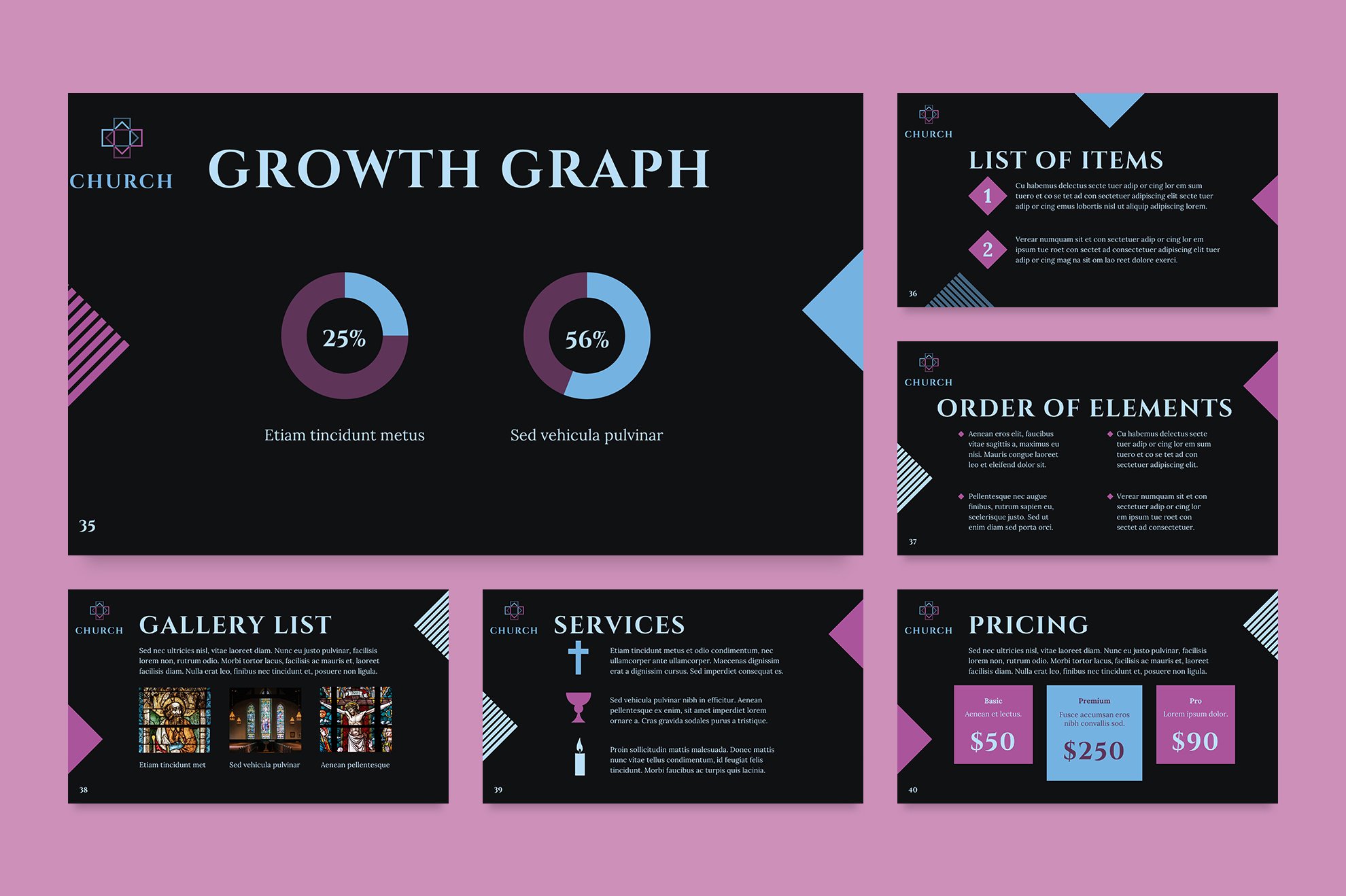Bicolor infographics and text blocks.