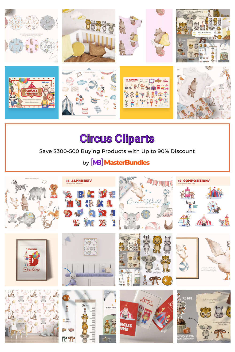 Circus Cliparts for Pinterest.