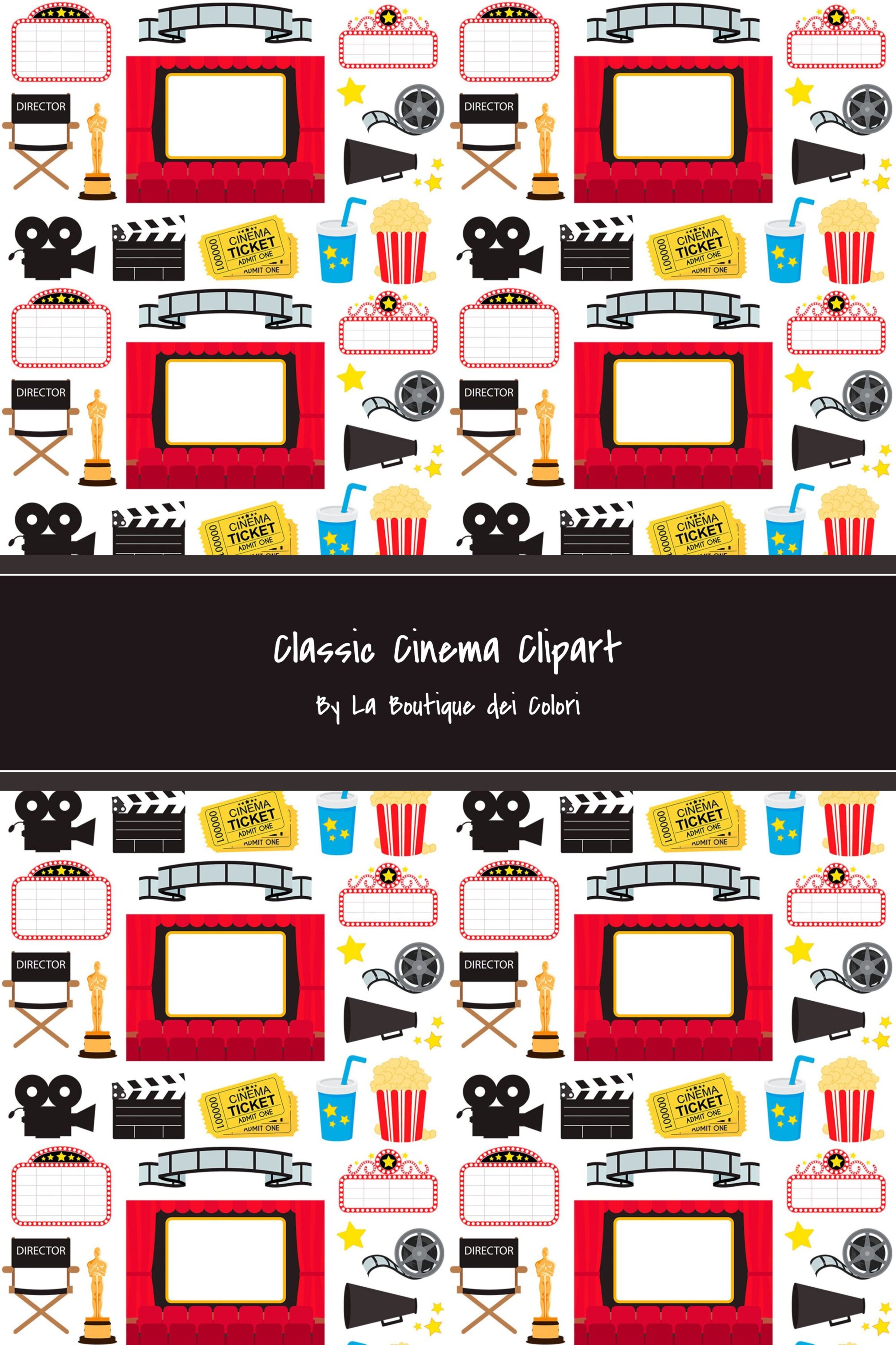 classic cinema clipart 03