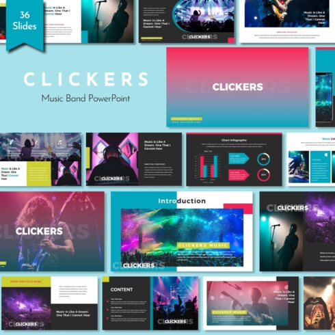 Clickers - Music Band PowerPoint.