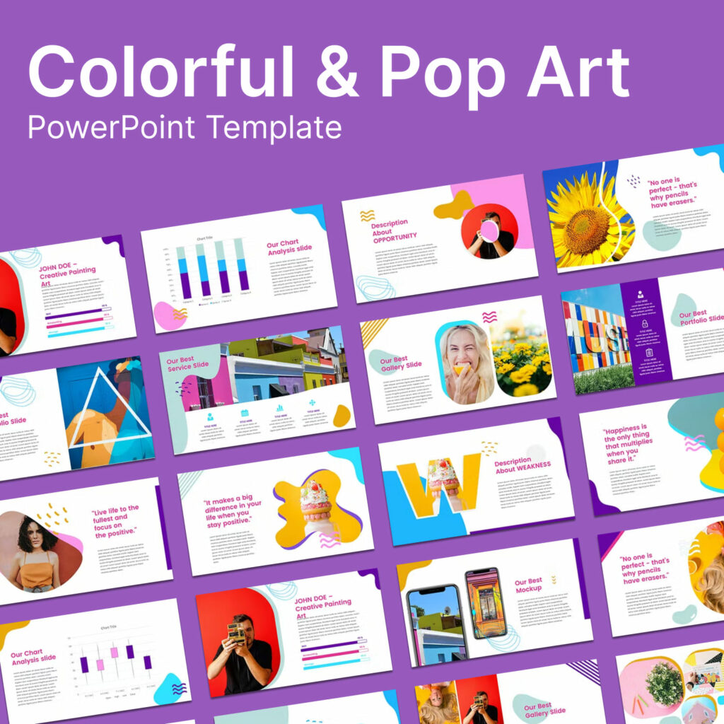 Colorful Pop Art PowerPoint Template MasterBundles   Colorful   Pop Art Powerpoint Template 01 1024x1024 