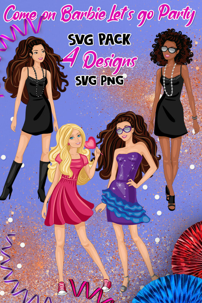 Come on Barbie Let's Go Party SVG – MasterBundles