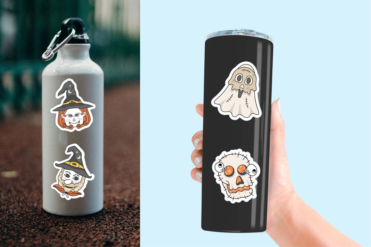 Halloween Printable Stickers for Cricut Bundle for your fun.