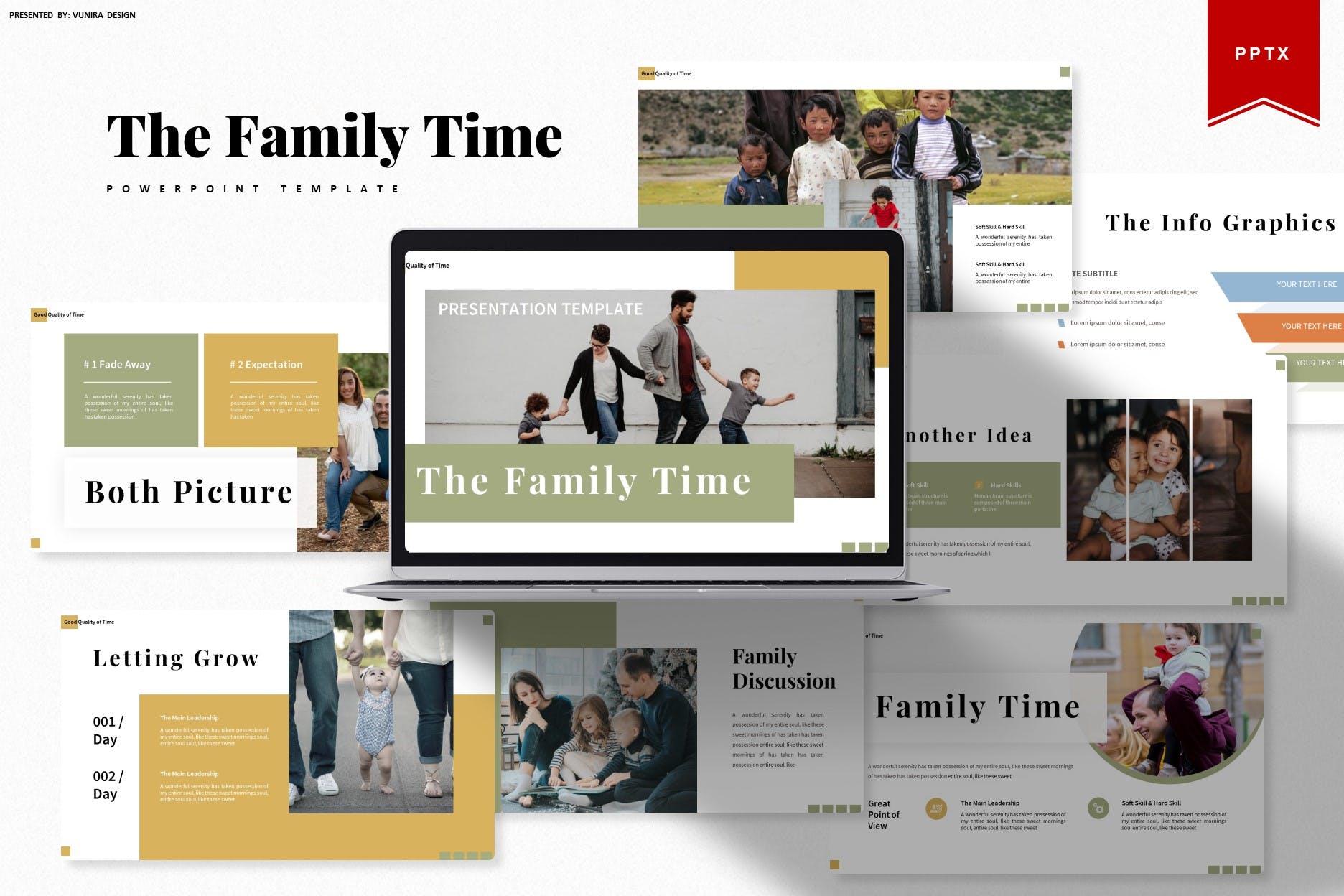 Cover image of The Family Time | Powerpoint Template.