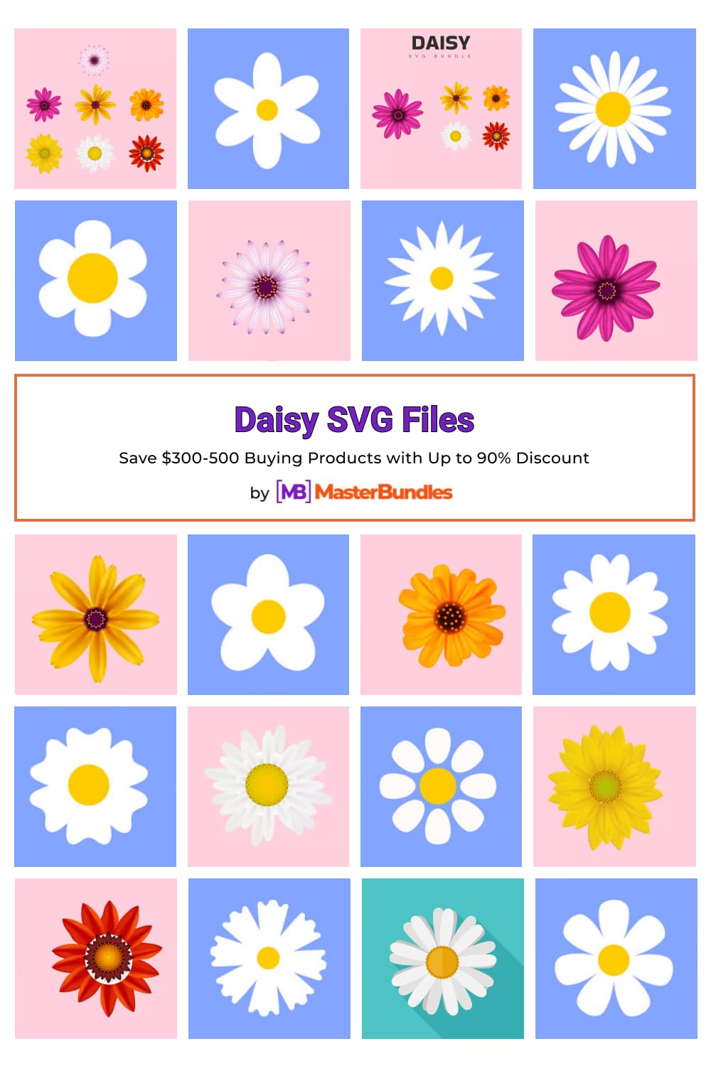 Daisy SVG Files for Pinterest.