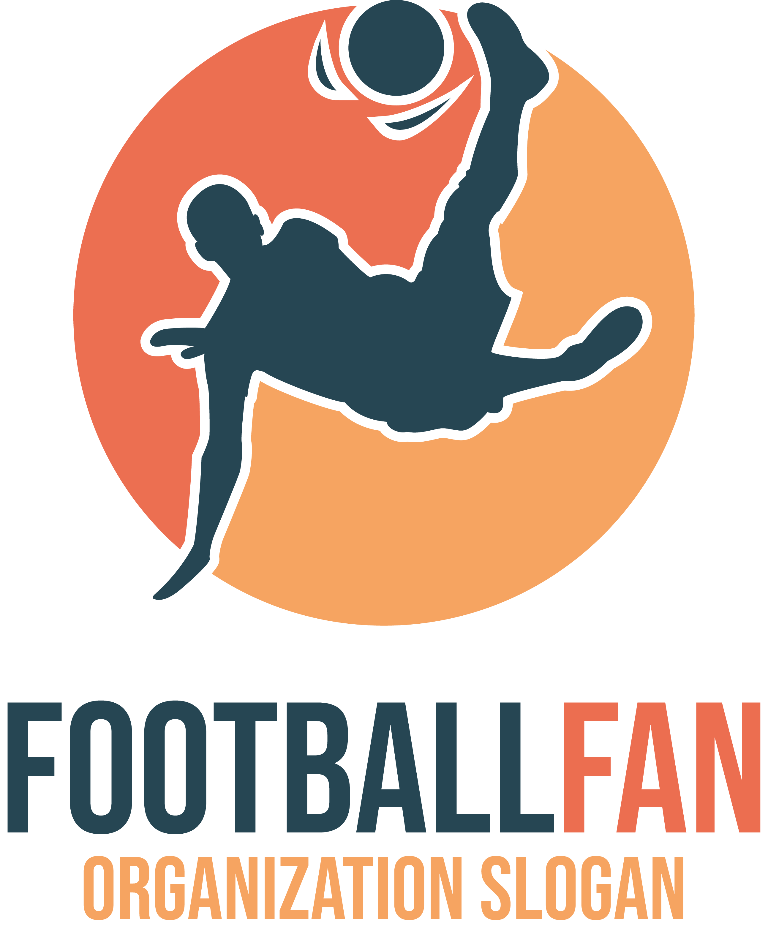 10 Football Fan Logos Example.