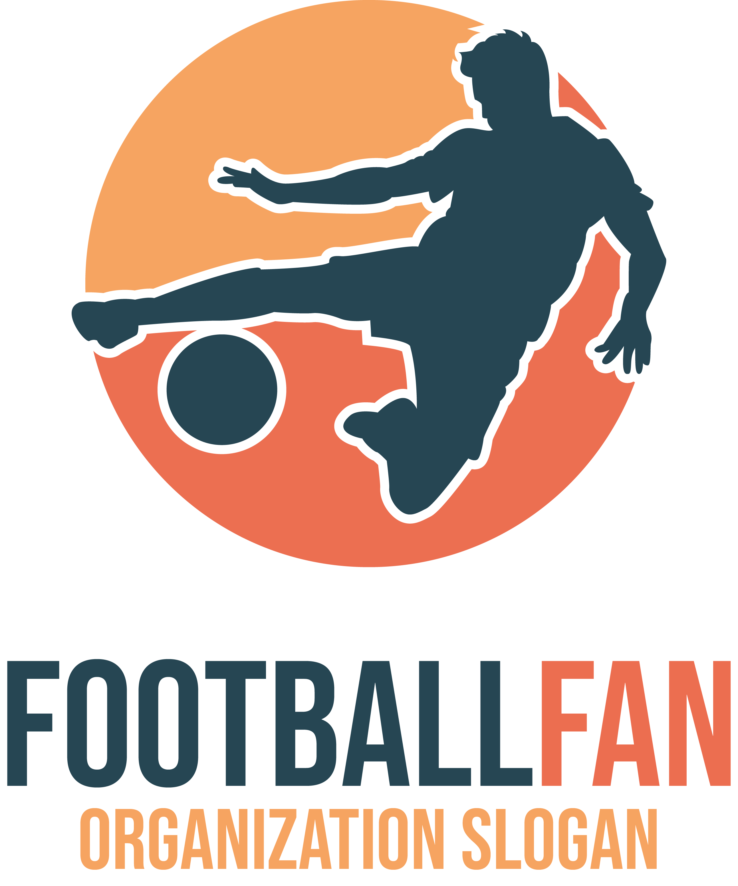 10 Football Fan Logos Ninja Style.