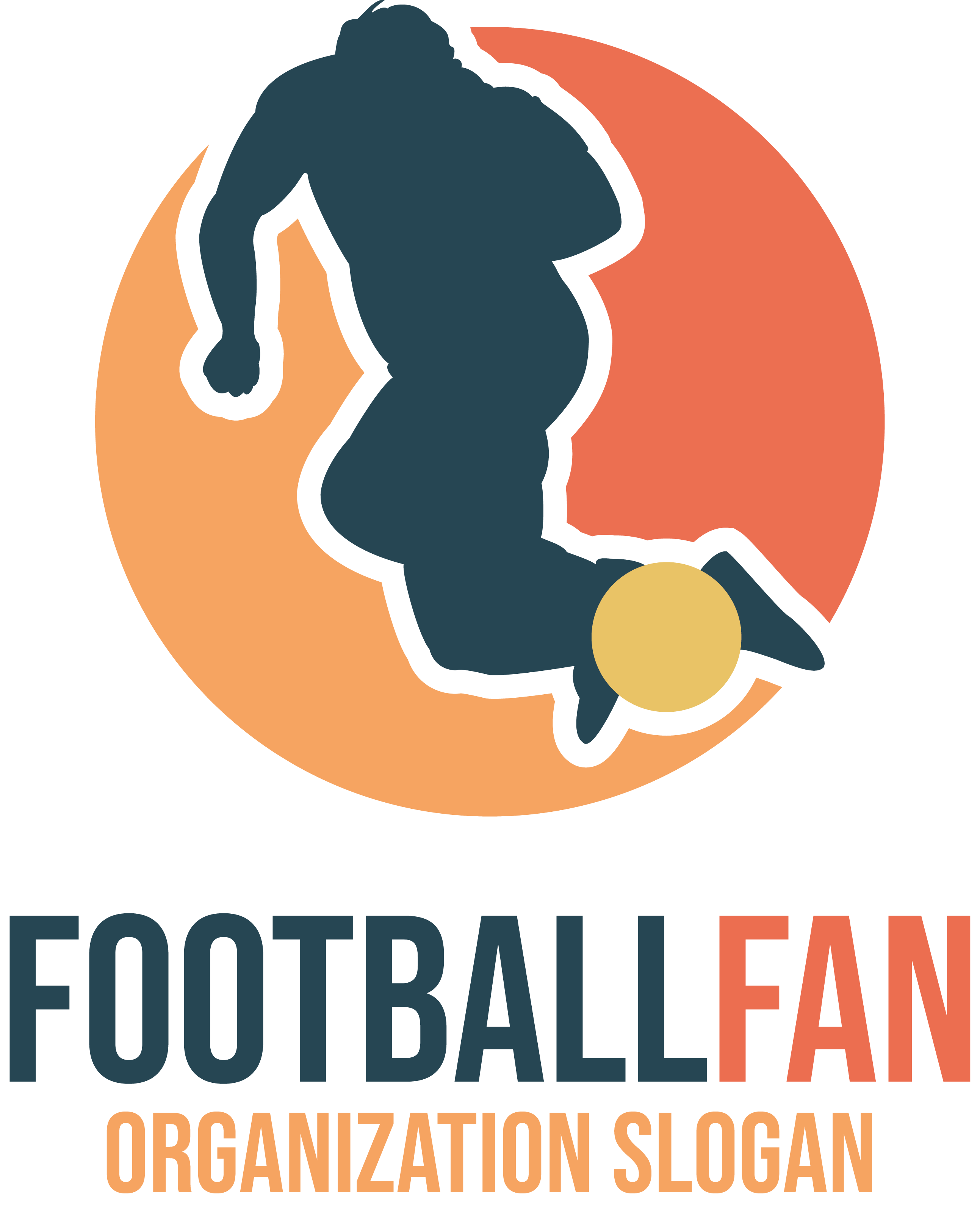 10 Football Fan Logos Free Style.